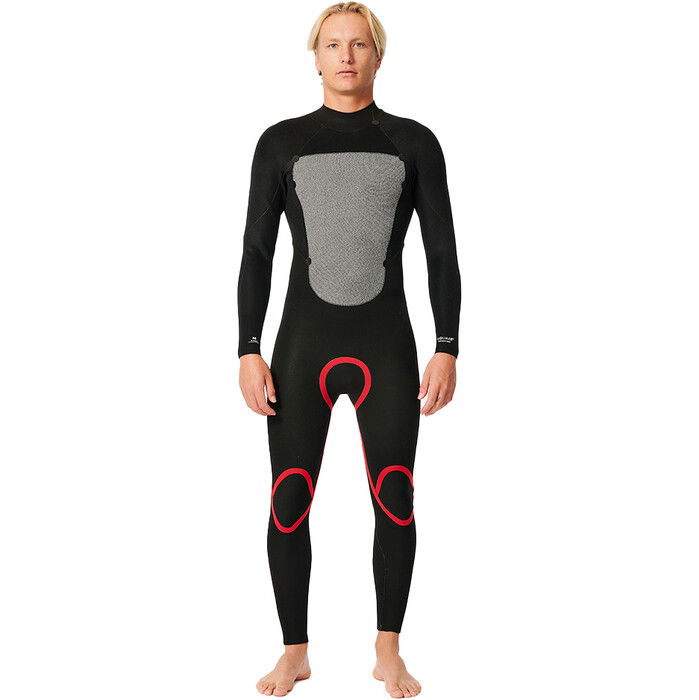 2024 Rip Curl Mens Omega 5/3mm Back Zip Wetsuit 15GMFS - Black